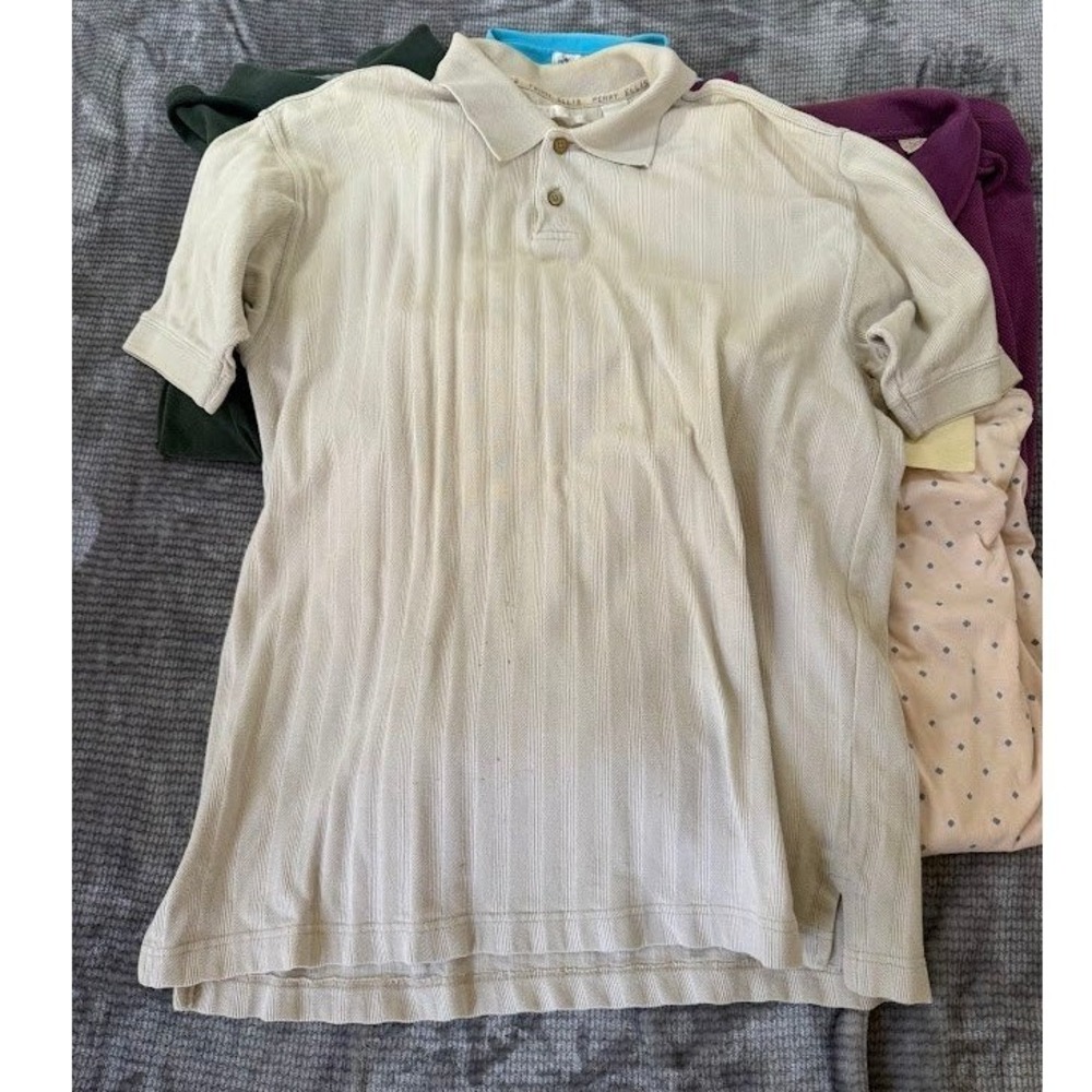 Modern and Vintage Mens Polo Shirt Bundle Lot‎ of 6 Multicolor L - Picture 11 of 16